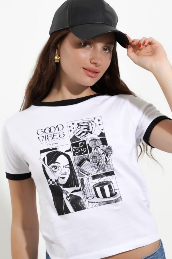 Reme Baby tee Good Vibes