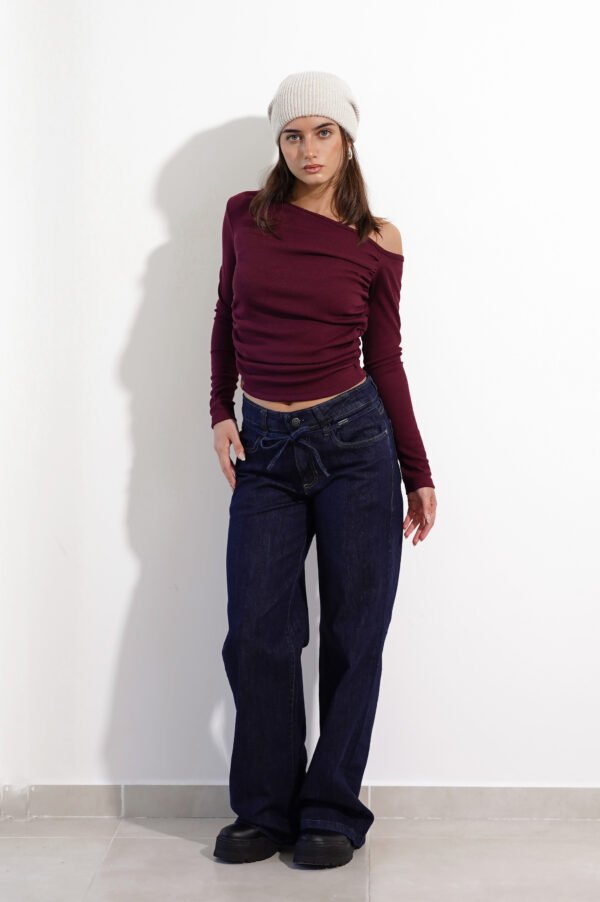 Pantalon Wide denim total blue Voss