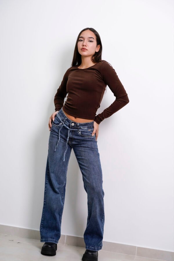 Pantalon Wide C/cordon