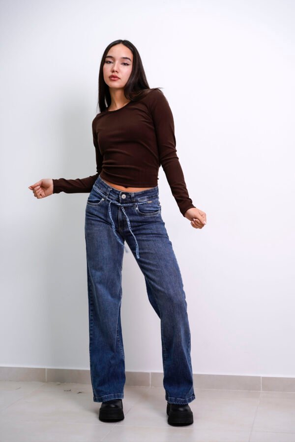 Pantalon Wide C/cordon
