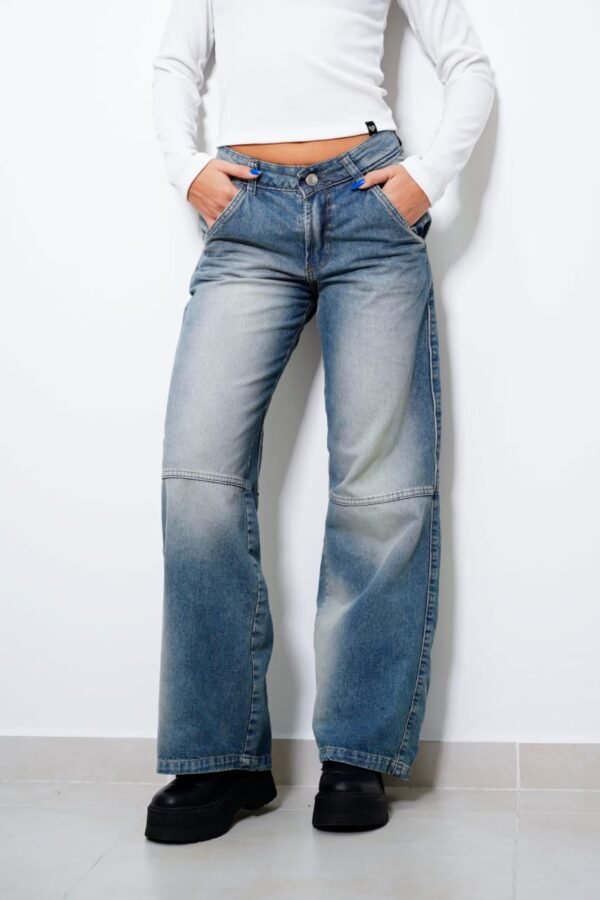 Pantalon wide doble Knee