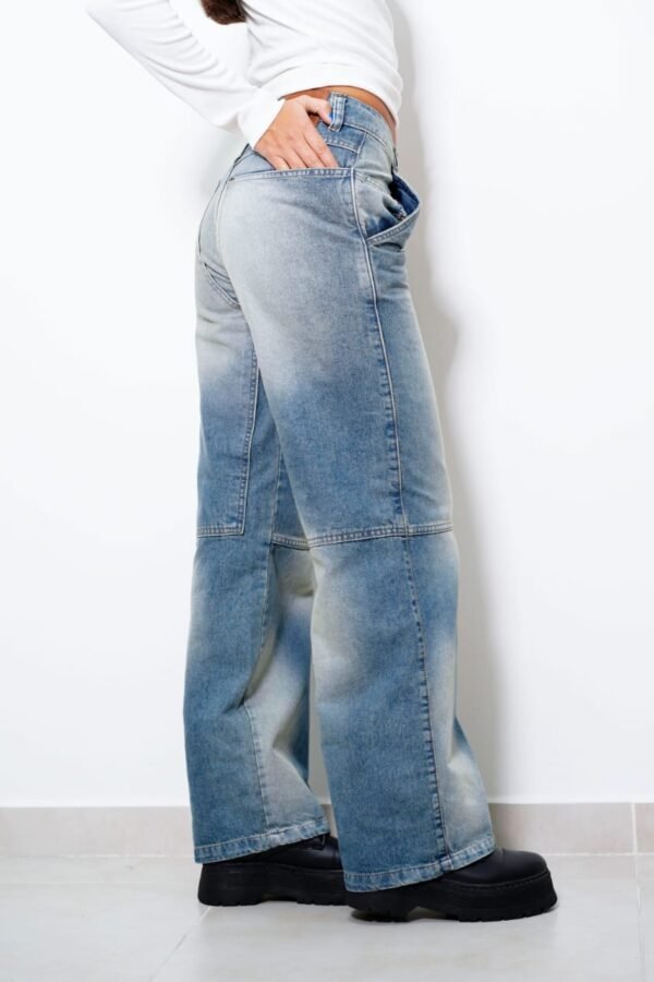 Pantalon wide doble Knee