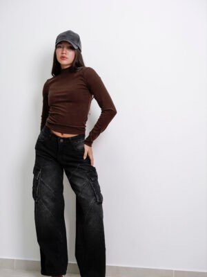Pantalón Cargo Black Dark
