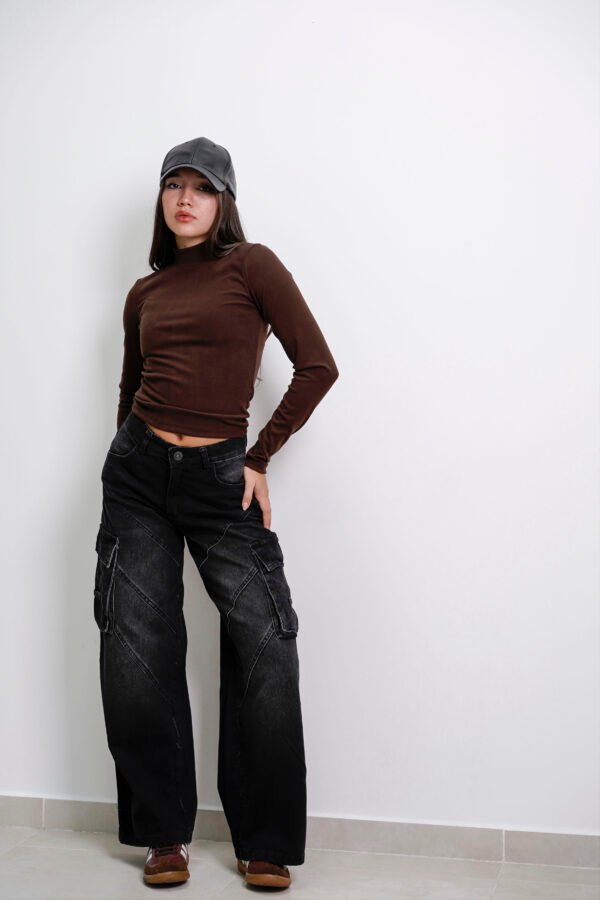 Pantalón Cargo Black Dark