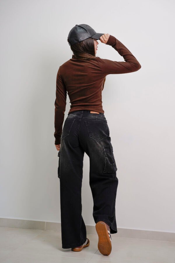 Pantalón Cargo Black Dark
