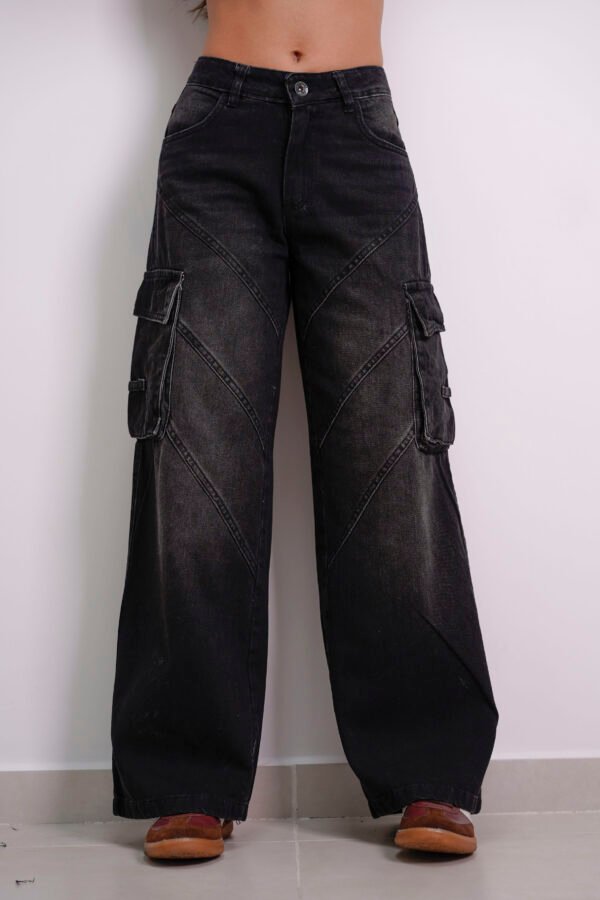 Pantalón Cargo Black Dark