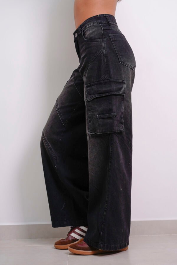 Pantalón Cargo Black Dark