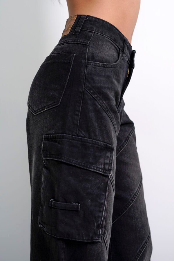 Pantalón Cargo Black Dark