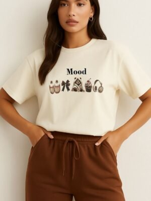 Remera Boxy Mood Ositos