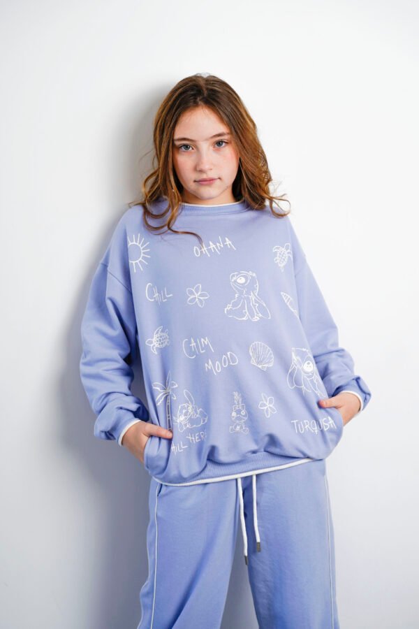 BUZO KIDS RUSTICO STITCH CALM
