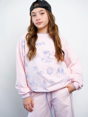 BUZO KIDS RUSTICO STITCH CALM