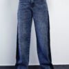PANTALON WIDE DENIM 2 TONOS